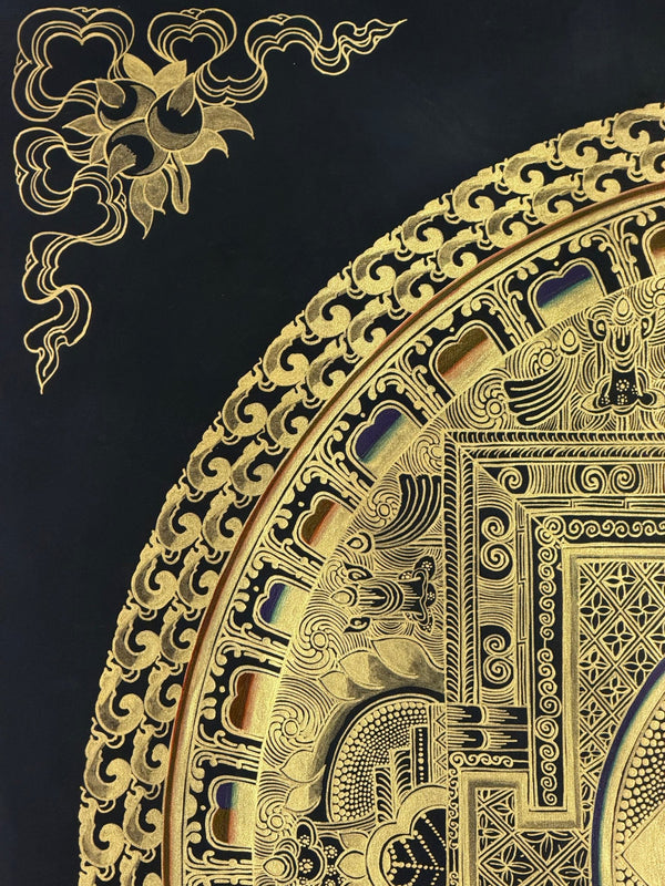 Kalachakra Mandala Tibetan Thangka Painting - Art Of Tibet