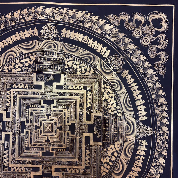 Kalachakra Mandala Tibetan Thangka Painting - Art Of Tibet