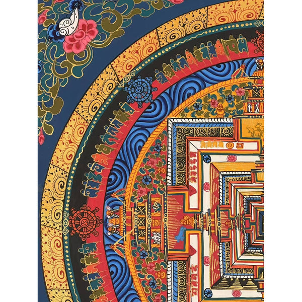 Kalachakra Mandala Tibetan Thangka Painting - Art Of Tibet