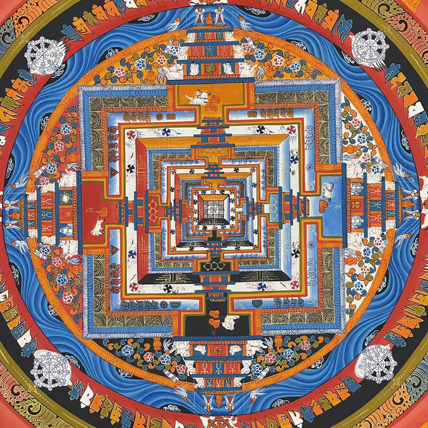 Kalachakra Mandala Tibetan Thangka Painting - Art Of Tibet