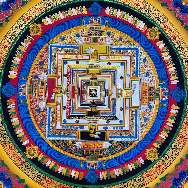 Kalachakra Mandala Tibetan Thangka Painting - Art Of Tibet