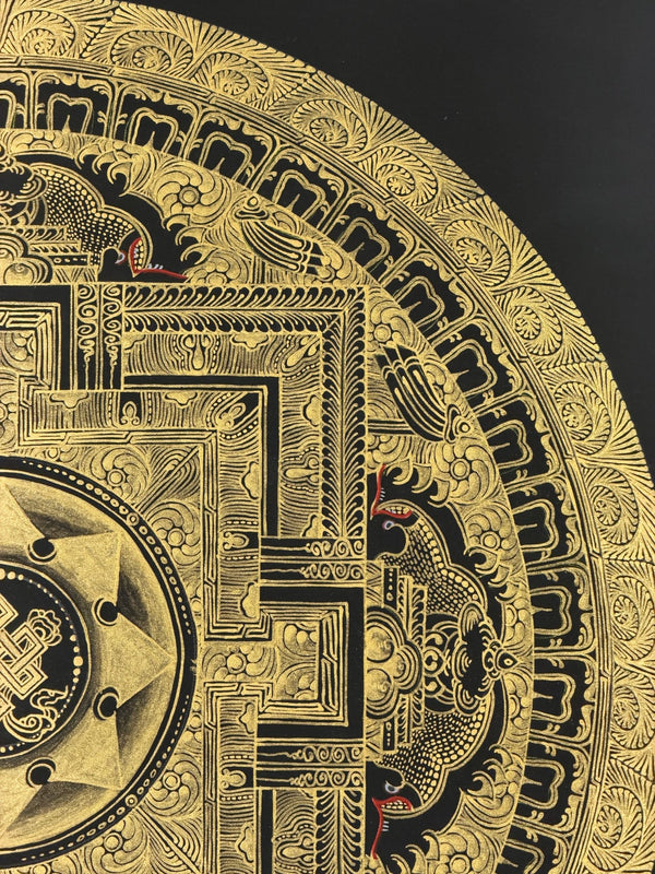 Kalachakra Mandala Tibetan Thangka Painting - Art Of Tibet