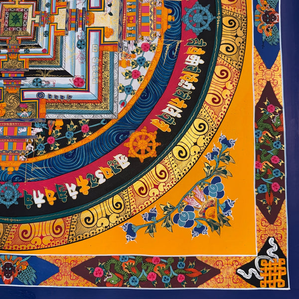 Kalachakra Mandala Tibetan Thangka Painting - Art Of Tibet