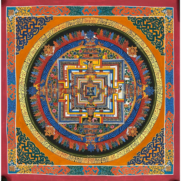 Kalachakra Mandala Tibetan Thangka Painting - Art Of Tibet