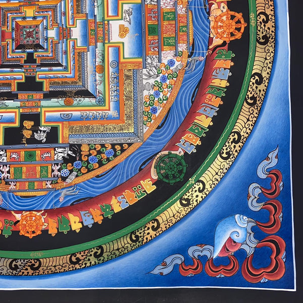 Kalachakra Mandala Tibetan Thangka Painting - Art Of Tibet
