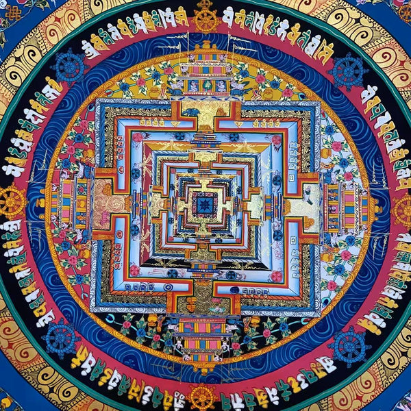 Kalachakra Mandala Tibetan Thangka Painting - Art Of Tibet