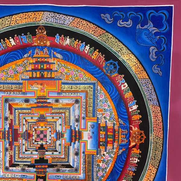 Kalachakra Mandala Tibetan Thangka Painting - Art Of Tibet