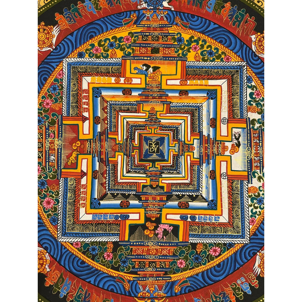 Kalachakra Mandala Tibetan Thangka Painting - Art Of Tibet