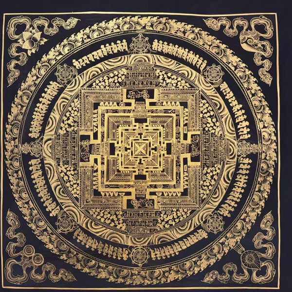 Kalachakra Mandala Tibetan Thangka Painting - Art Of Tibet