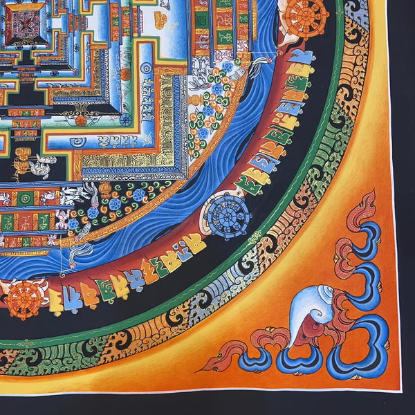 Kalachakra Mandala Tibetan Thangka Painting - Art Of Tibet