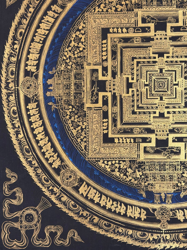 Kalachakra Mandala Tibetan Thangka Painting - Art Of Tibet