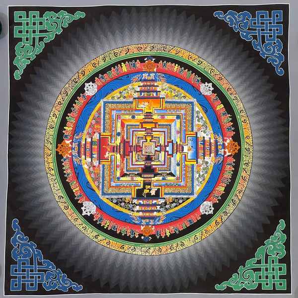 Kalachakra Mandala Tibetan Thangka Painting - Art Of Tibet