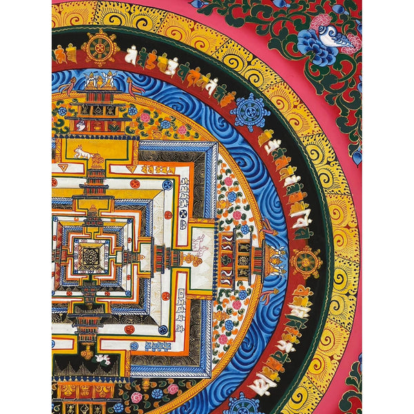 Kalachakra Mandala Tibetan Thangka Painting - Art Of Tibet