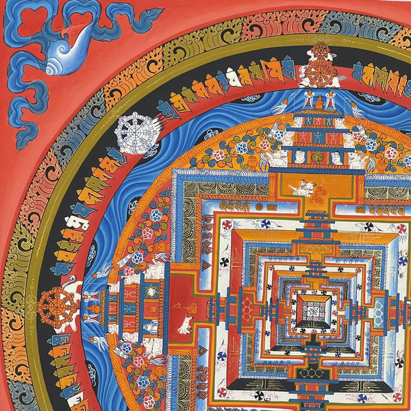 Kalachakra Mandala Tibetan Thangka Painting - Art Of Tibet