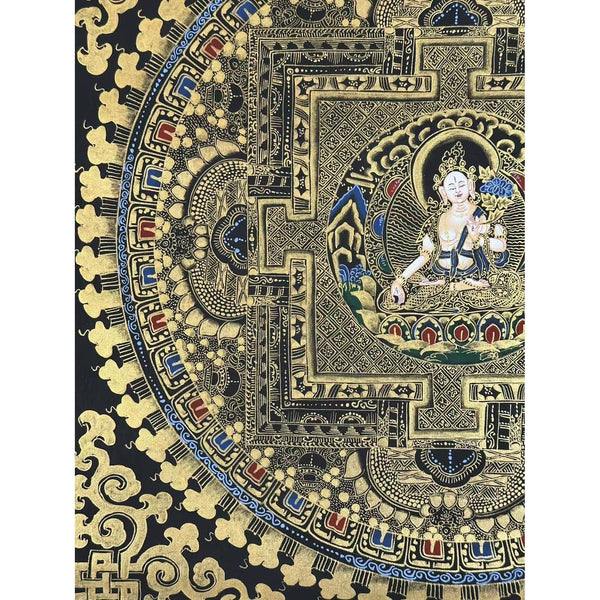 Kalachakra Mandala Tibetan Thangka Painting - Art Of Tibet