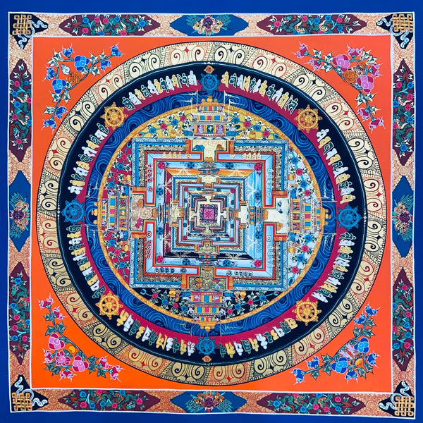 Kalachakra Mandala Tibetan Thangka Painting - Art Of Tibet