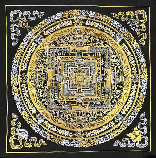 Kalachakra Mandala Tibetan Thangka Painting - Art Of Tibet