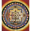 Kalachakra Mandala Tibetan Thangka Painting - Silk Framed - Art Of Tibet