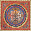 Kalachakra Mandala Tibetan Thangka Painting - Silk Framed - Art Of Tibet