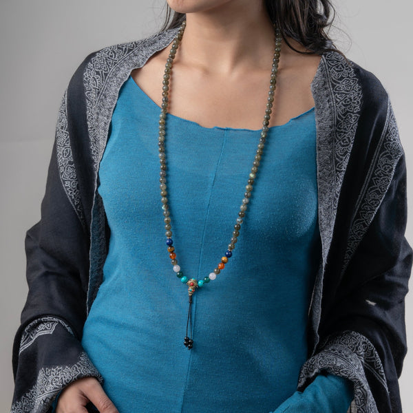 Labradorite Stone Of Transformation Mala - Art Of Tibet