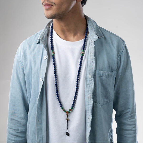 Lapis Third Eye Chakra Mala - Art Of Tibet