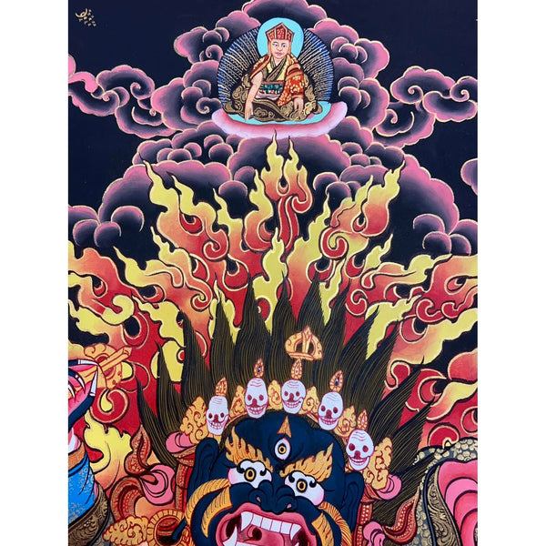 Mahakala Bernagchen Thangka - Art Of Tibet