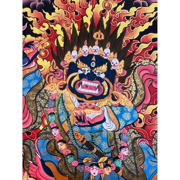 Mahakala Bernagchen Thangka - Art Of Tibet