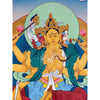 Marichi: Goddess of Dawn Pulled by a Chariot of Seven Pigs Thangka - Art Of Tibet
