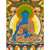 Medicine Buddha Large Thangka - Art Of Tibet