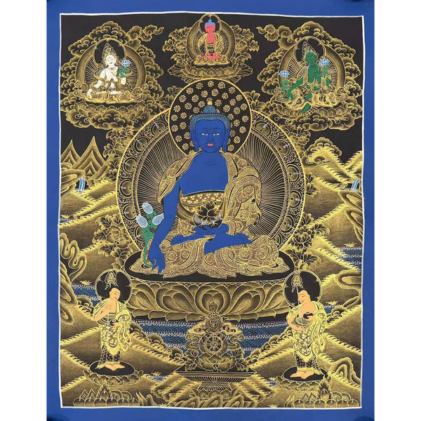 Medicine Buddha Thangka - Art Of Tibet