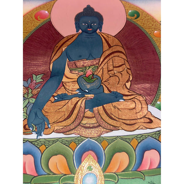Medicine Buddha Thangka - Art Of Tibet