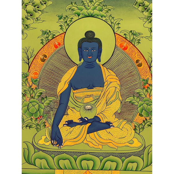 Medicine Buddha Thangka - Art Of Tibet