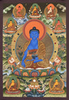 Medicine Buddha Thangka - Art Of Tibet