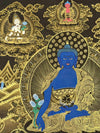 Medicine Buddha Thangka - Art Of Tibet