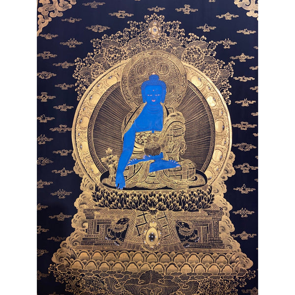 Medicine Buddha Thangka - Art Of Tibet