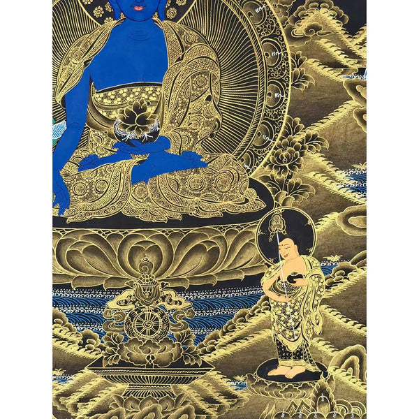 Medicine Buddha Thangka - Art Of Tibet