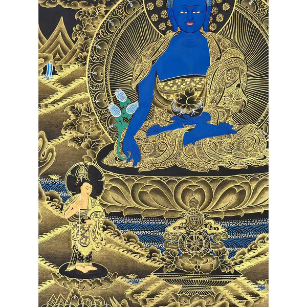 Medicine Buddha Thangka - Art Of Tibet