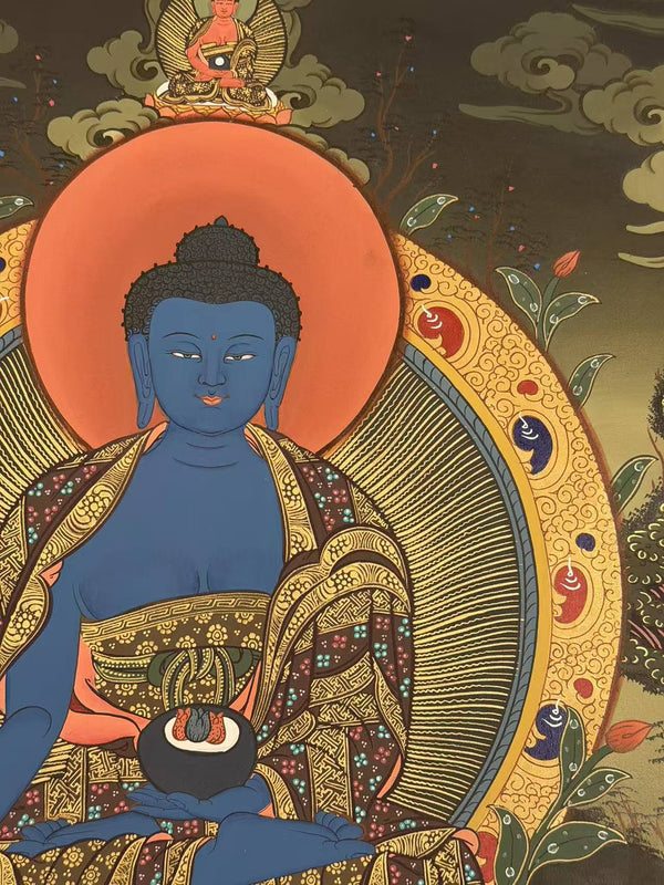 Medicine Buddha Thangka - Art Of Tibet