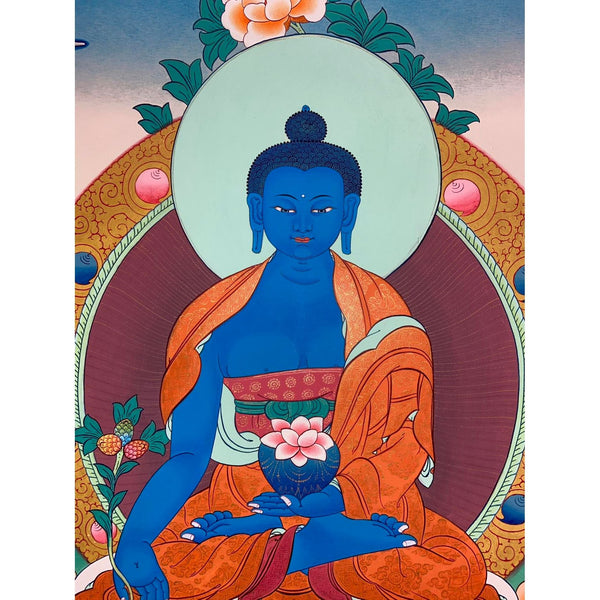 Medicine Buddha Thangka - Art Of Tibet