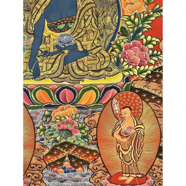 Medicine Buddha Thangka - Art Of Tibet