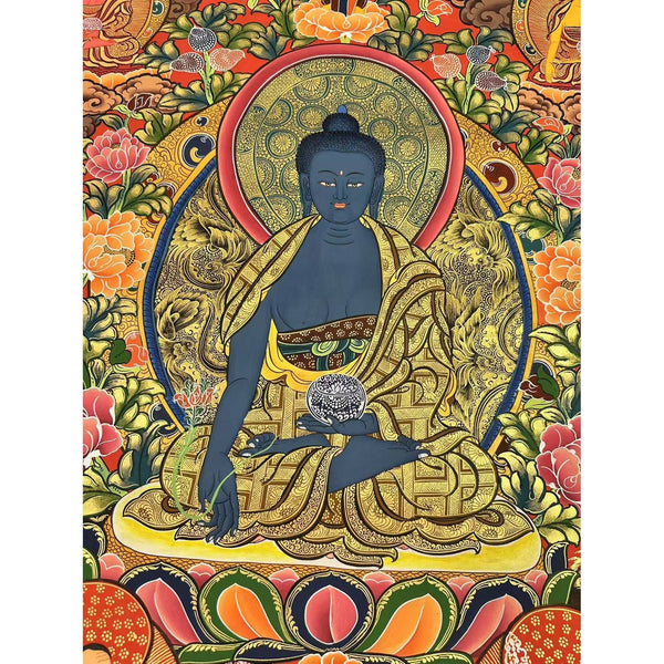 Medicine Buddha Thangka - Art Of Tibet