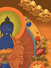 Medicine Buddha Thangka - Art Of Tibet