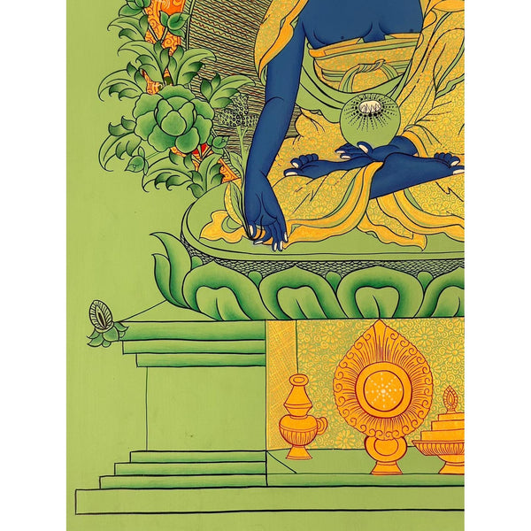 Medicine Buddha Thangka - Art Of Tibet