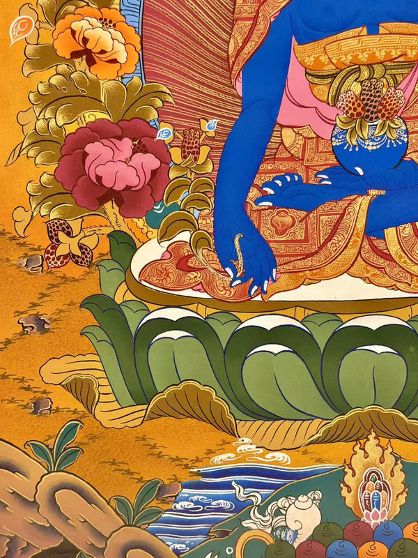 Medicine Buddha Thangka - Art Of Tibet
