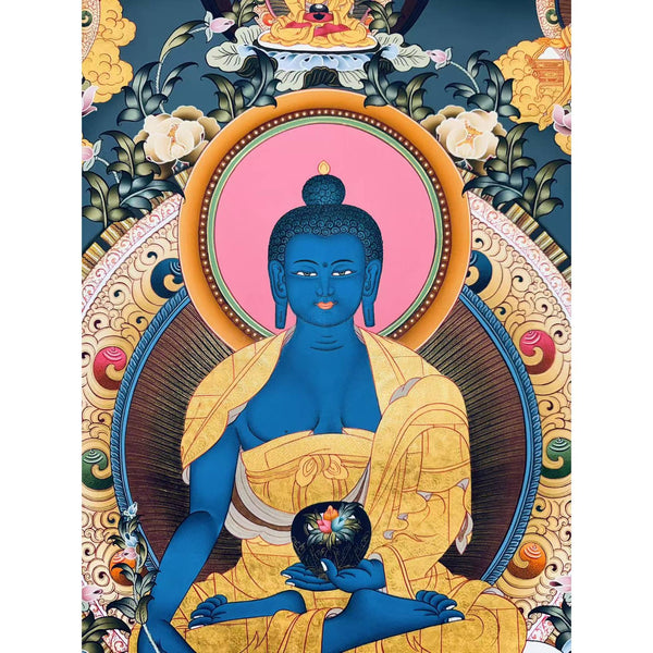 Medicine Buddha Thangka - Art Of Tibet