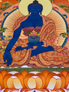 Medicine Buddha Thangka - Art Of Tibet