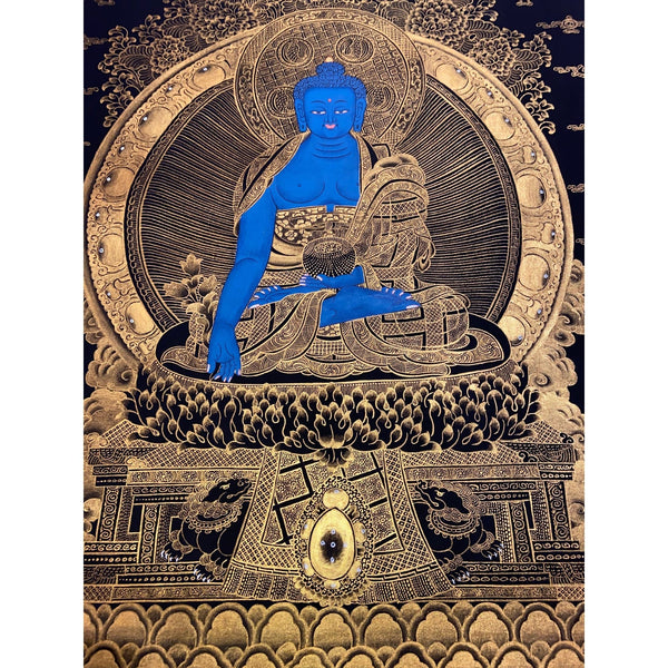 Medicine Buddha Thangka - Art Of Tibet