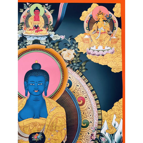 Medicine Buddha Thangka - Art Of Tibet
