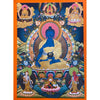 Medicine Buddha Thangka - Art Of Tibet
