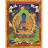 Medicine Buddha Thangka - Silk Framed - Art Of Tibet